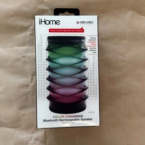 iHome Color-Changing Bluetooth Speaker in Green, Blue, Purple, Pink